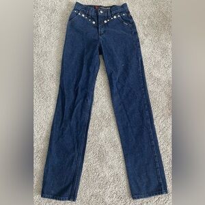Vtg Rockies Relaxed Long Rise Blue Jeans Women’s Size 3/4 23